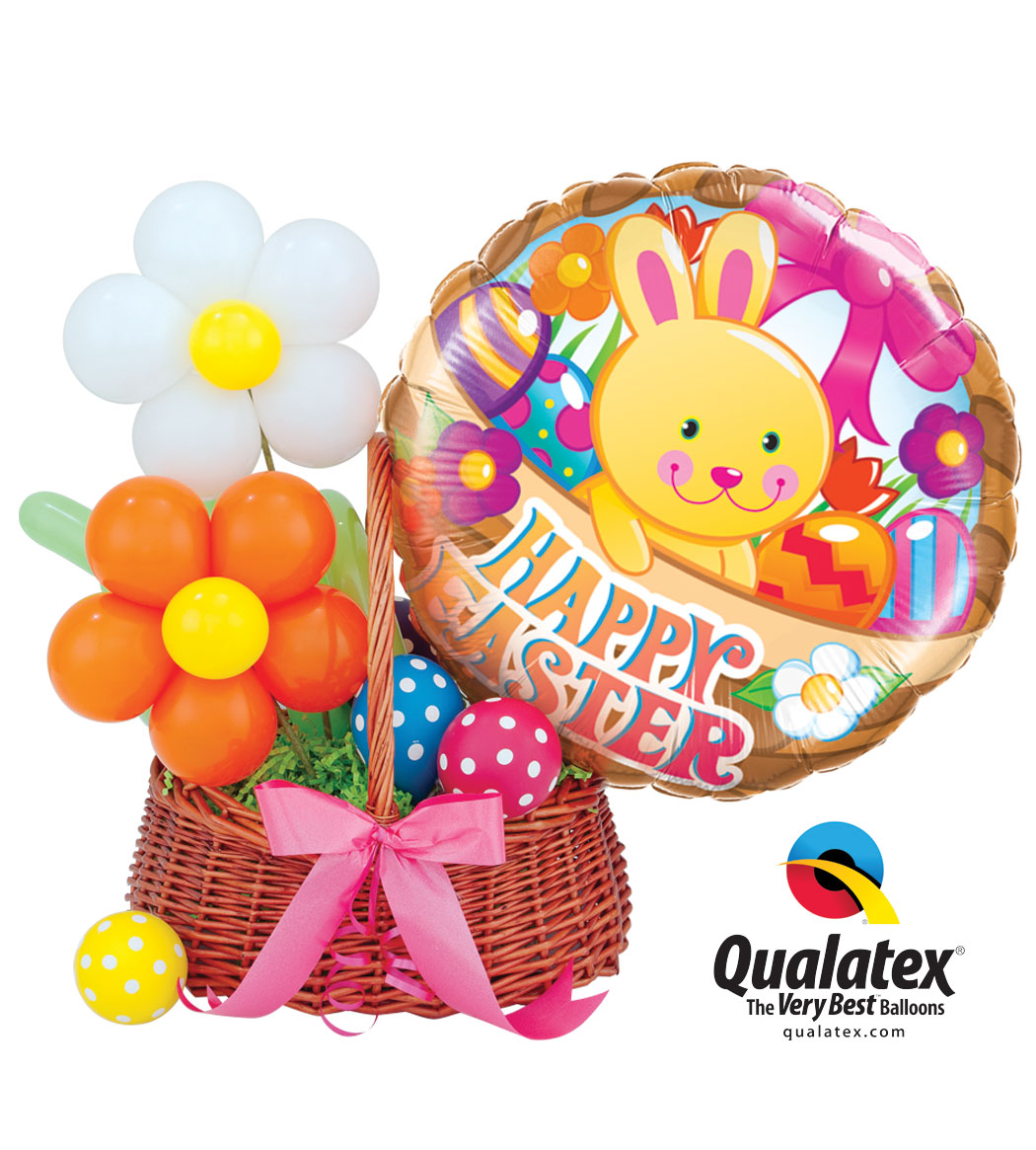 Easter Balloon Basket The Tickle Trunk Kelowna Balloon & Party