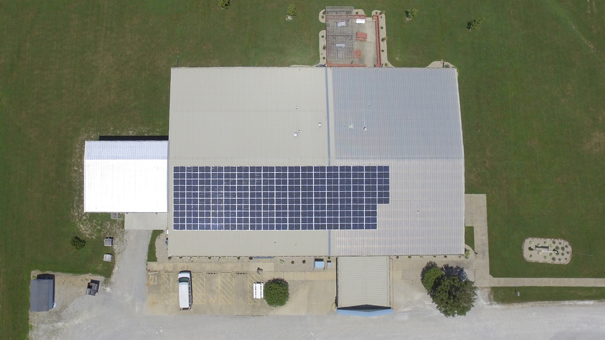 Commercial Solar Installation for NonProfit Community Support Systems