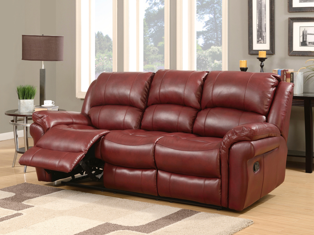 Farnborough Burgundy 3 Seater Sofa Tel 01495 224893