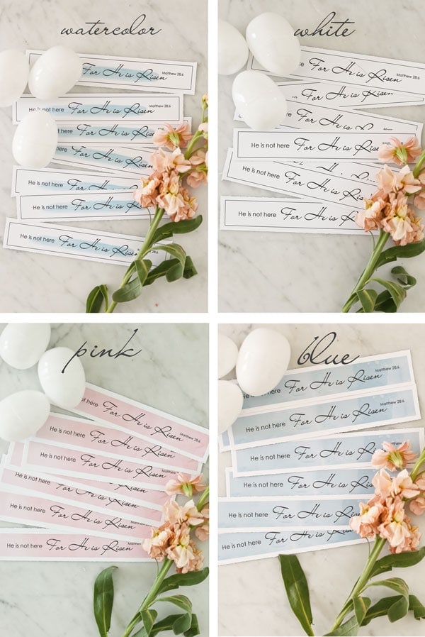He is Risen Free Printable Tidbits