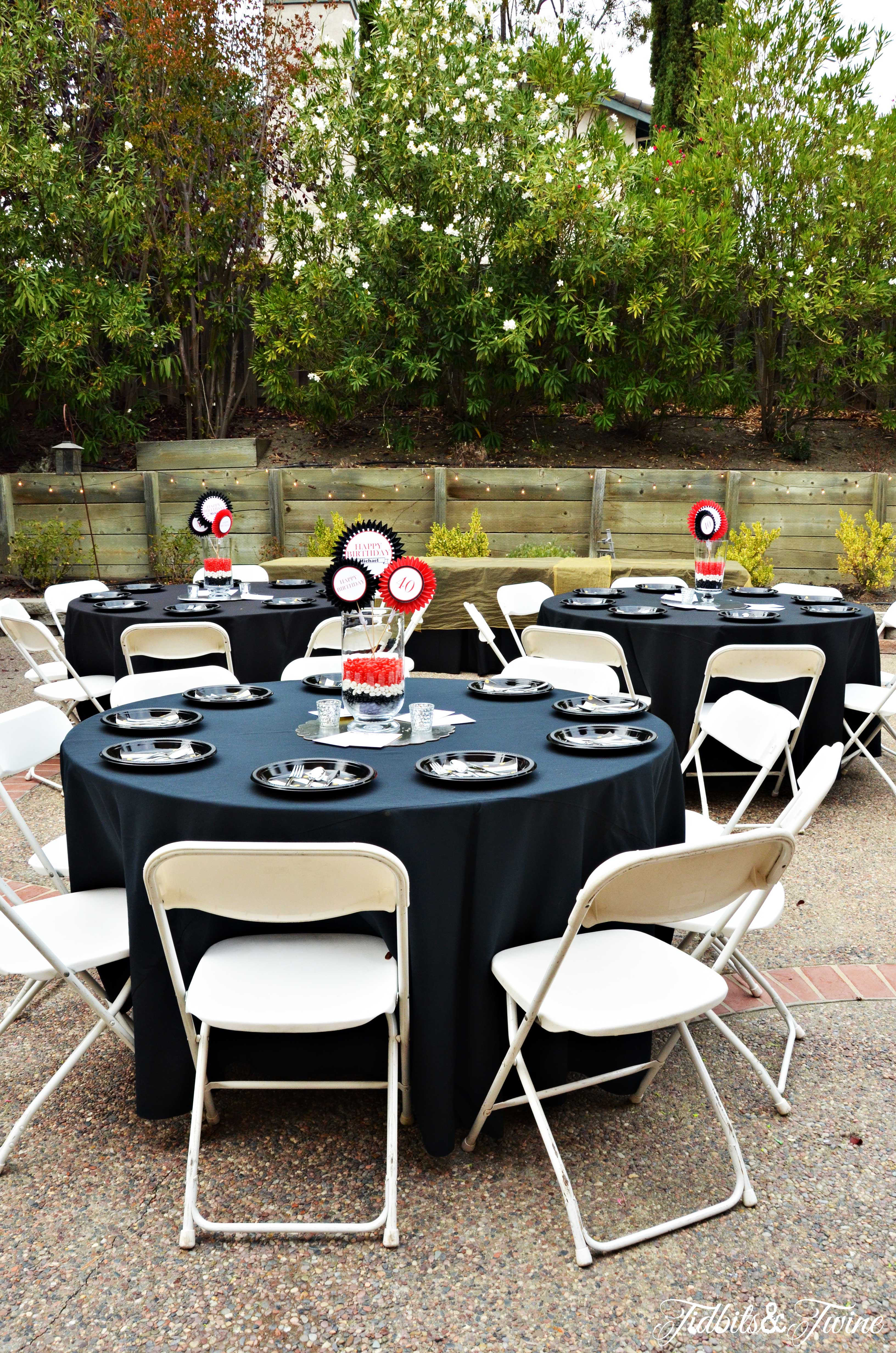 A StarStudded 40th Birthday Party TIDBITS&TWINE