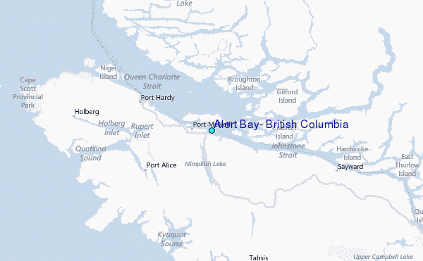 Alert Bay, British Columbia Tide Station Location Guide