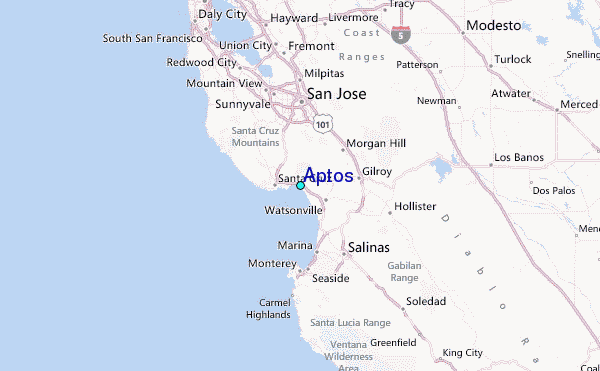 Aptos Tide Station Location Guide