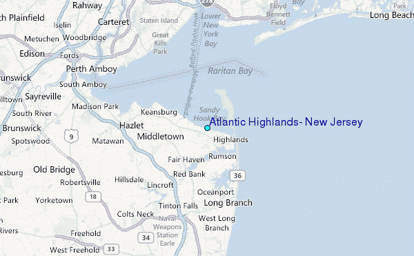 Atlantic Highlands, New Jersey Tide Station Location Guide