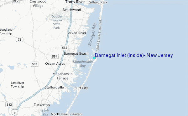 Barnegat Inlet (inside), New Jersey Tide Station Location Guide