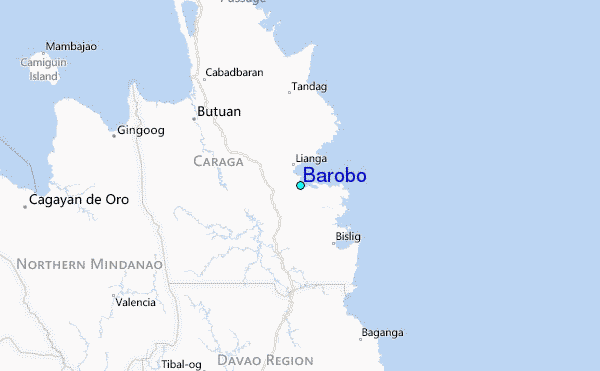 Barobo Tide Station Location Guide