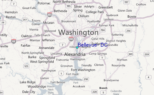 Bellevue, DC Tide Station Location Guide