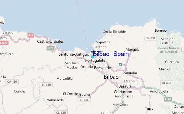 Bilbao, Spain Tide Station Location Guide