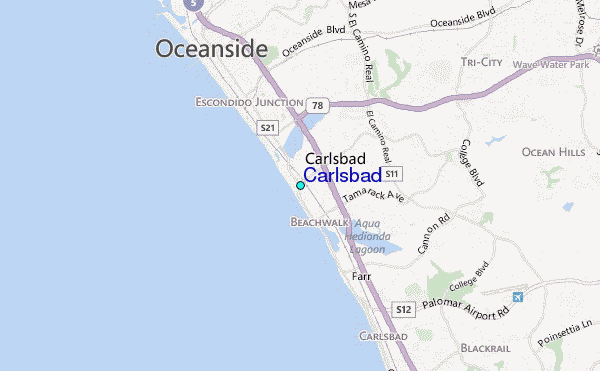 Carlsbad Tide Station Location Guide