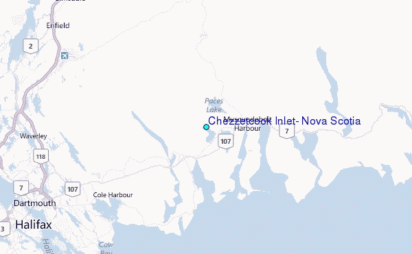 Chezzetcook Inlet, Nova Scotia Tide Station Location Guide