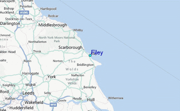 Filey Tide Station Location Guide