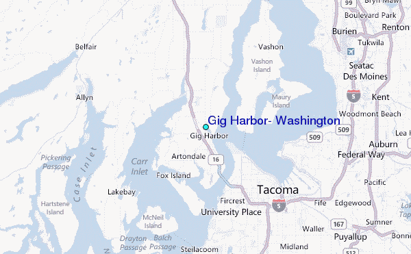 Gig Harbor, Washington Tide Station Location Guide