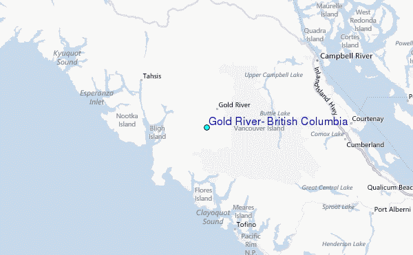 Gold River, British Columbia Tide Station Location Guide
