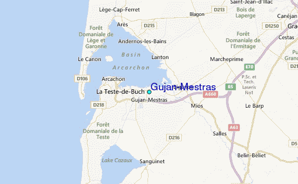 GujanMestras Tide Station Location Guide