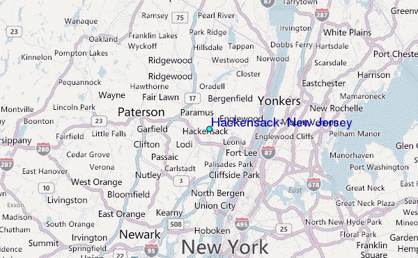Hackensack, New Jersey Tide Station Location Guide