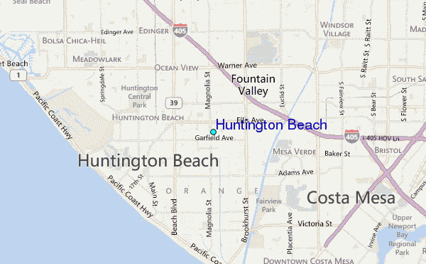 Huntington Beach Tide Station Location Guide