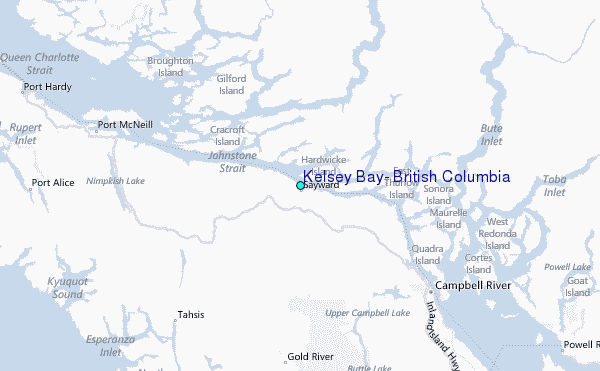 Kelsey Bay, British Columbia Tide Station Location Guide