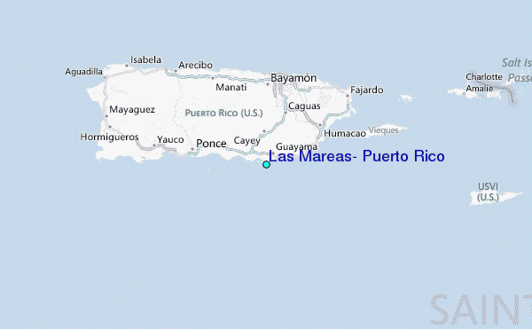 Las Mareas, Puerto Rico Tide Station Location Guide