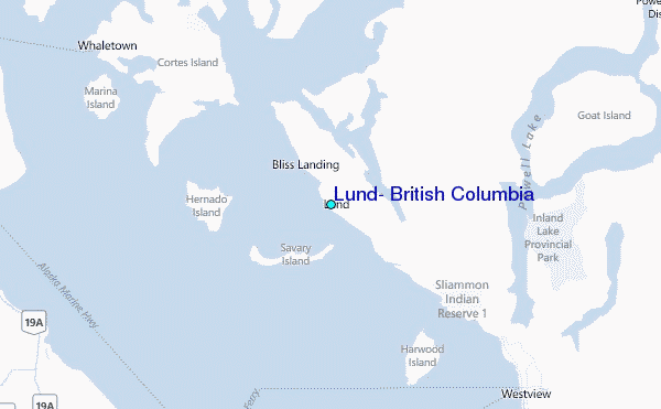 Lund, British Columbia Tide Station Location Guide