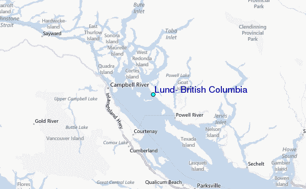 Lund, British Columbia Tide Station Location Guide