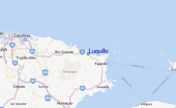 Luquillo Tide Station Location Guide