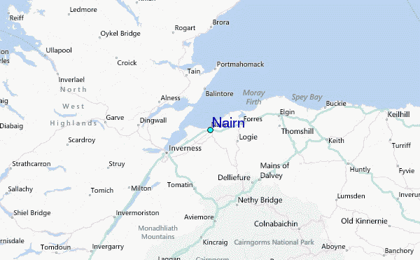 Nairn Tide Station Location Guide