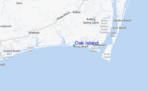 Oak Island Tide Station Location Guide