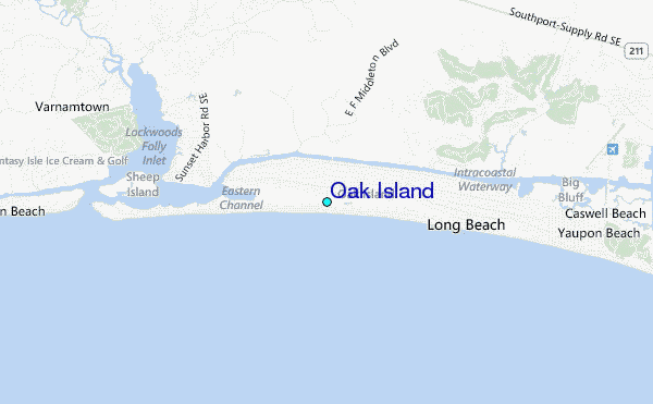 Oak Island Tide Station Location Guide