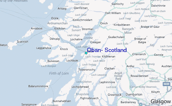 Oban, Scotland Tide Station Location Guide