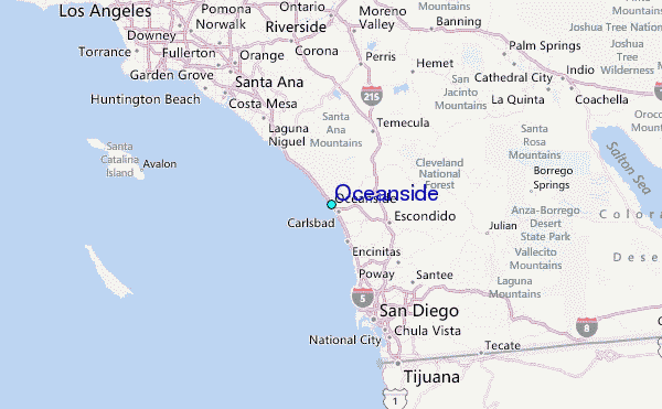 Oceanside Tide Station Location Guide