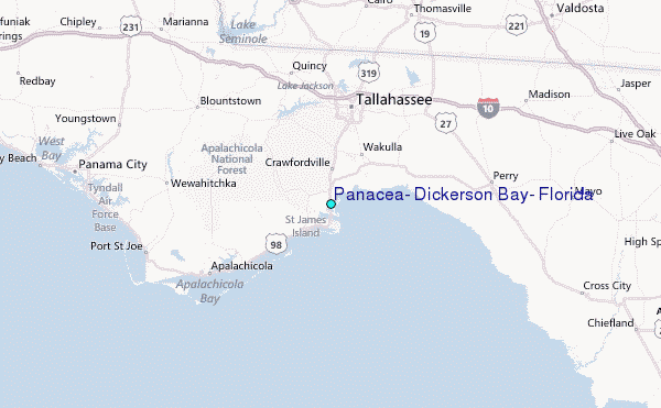 Map Of Panacea Florida