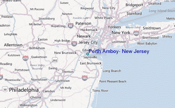 Perth Amboy, New Jersey Tide Station Location Guide