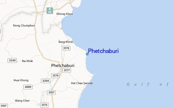 Phetchaburi Tide Station Location Guide