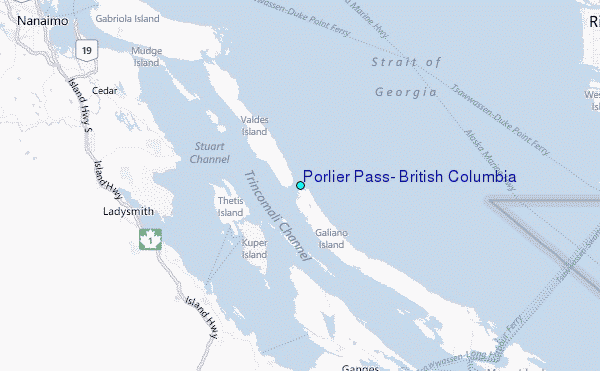 Porlier Pass, British Columbia Tide Station Location Guide