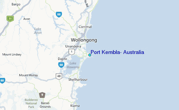 Port Kembla, Australia Tide Station Location Guide