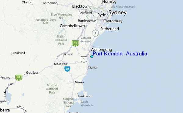Port Kembla, Australia Tide Station Location Guide