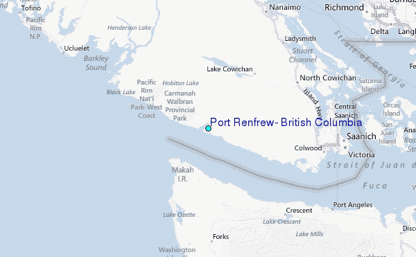 Port Renfrew, British Columbia Tide Station Location Guide