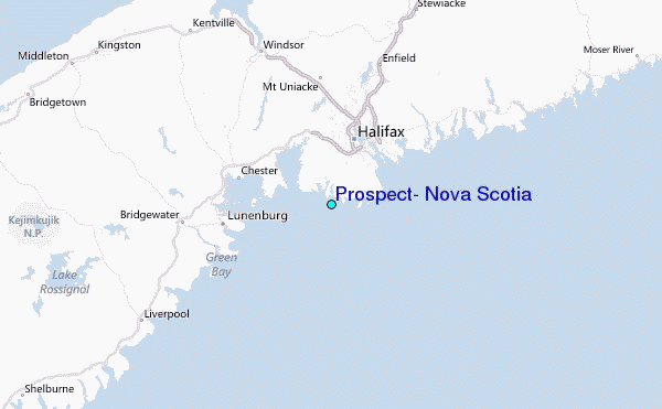 Prospect, Nova Scotia Tide Station Location Guide