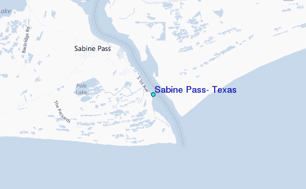 Sabine Pass, Texas Tide Station Location Guide