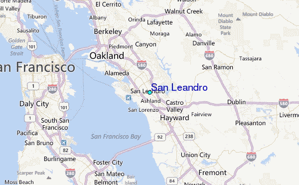 San Leandro Tide Station Location Guide