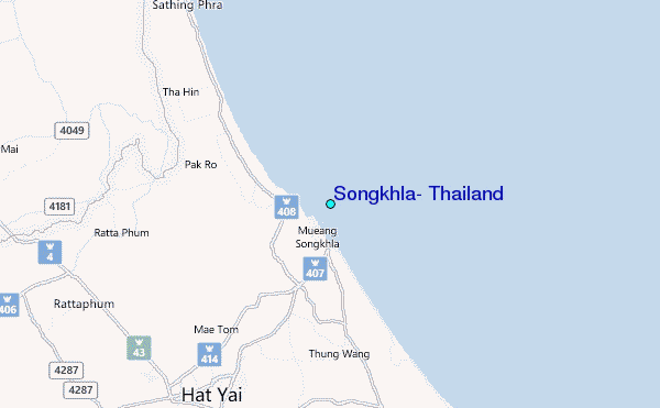 Songkhla, Thailand Tide Station Location Guide