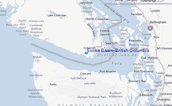 Sooke Basin, British Columbia Tide Station Location Guide