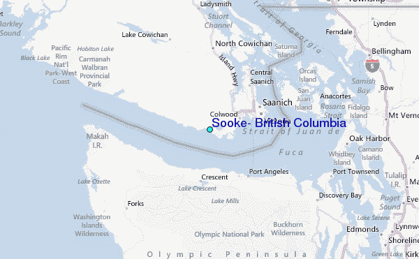Sooke, British Columbia Tide Station Location Guide
