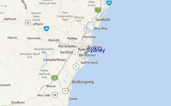 Sydney Tide Station Location Guide