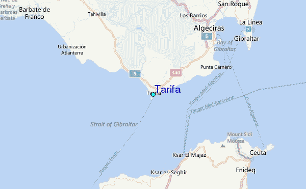 Tarifa Tide Station Location Guide