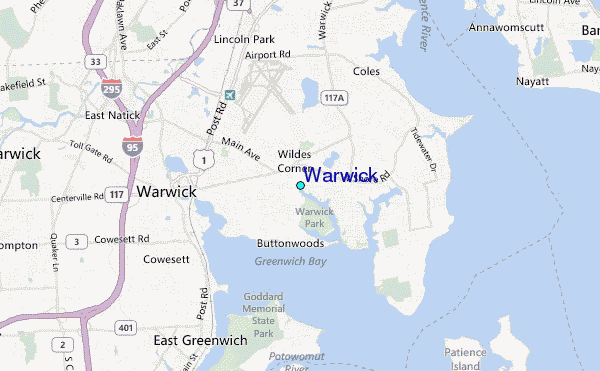 Warwick Tide Station Location Guide