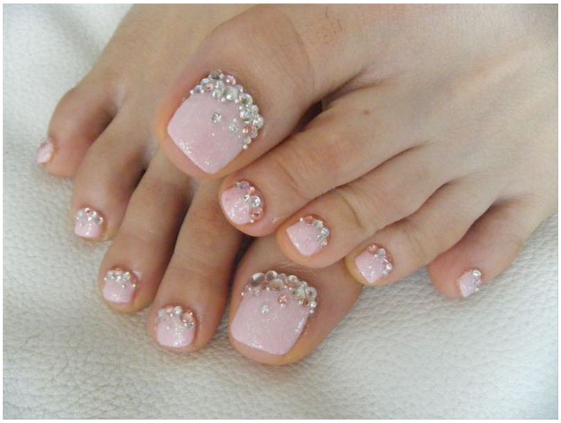 15 Nail Designs with Diamonds To Keep You Flake Tidy Tale