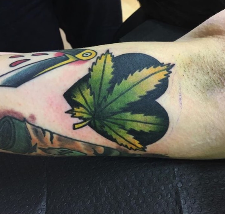 52 Simple Pot Leaf Tattoo Ideas Tidy Tale
