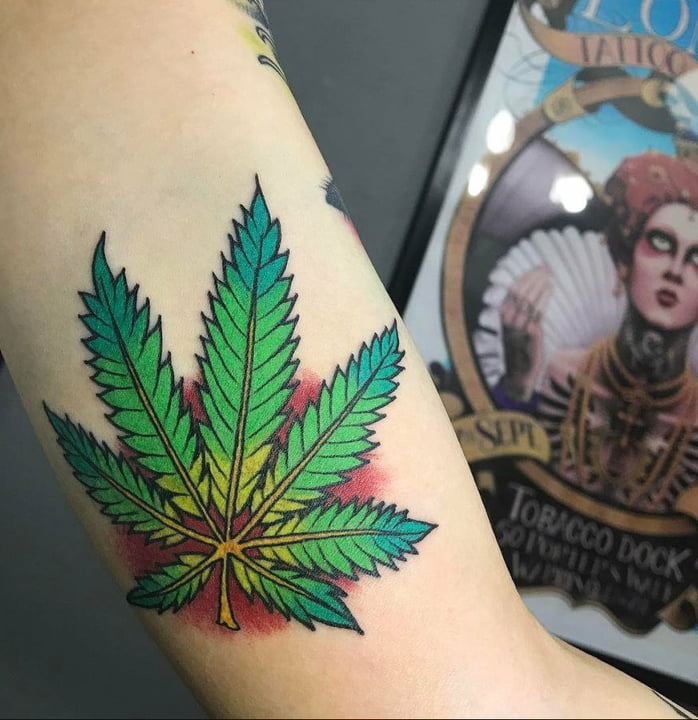 52 Simple Pot Leaf Tattoo Ideas Tidy Tale