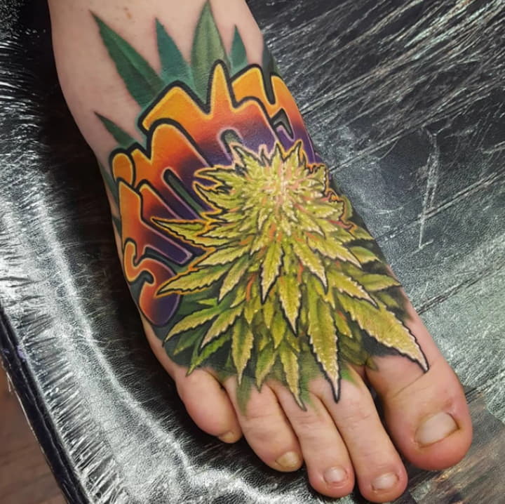 52 Simple Pot Leaf Tattoo Ideas Tidy Tale